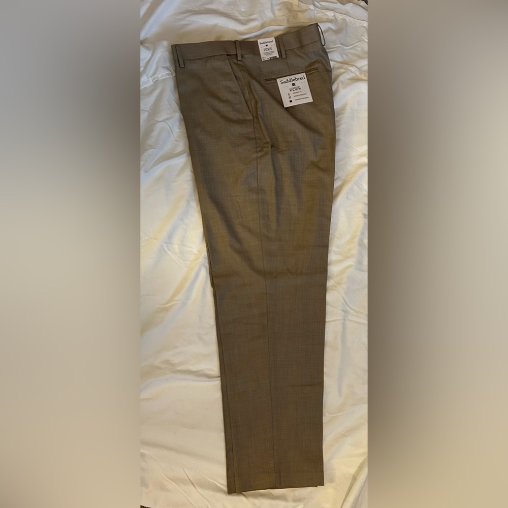 Saddlebred Comfort Flex Navy and Tan Pants